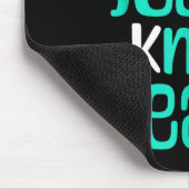 Know Jesus Know Peace Christian Faith Religious Me Mousepad (Ecke)