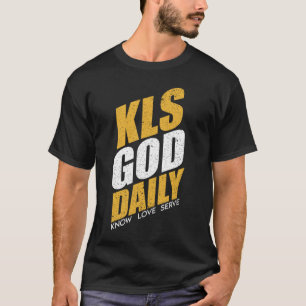 Know Liebe Gott dienen Christliche T-Shirts Männer