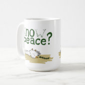 Know Peace Civil Rights Activist Mug Kaffeetasse (Vorderseite Links)