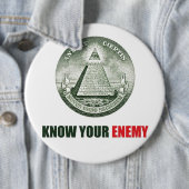 know plattiert Stift your enemy illuminati Button (Beispiel)