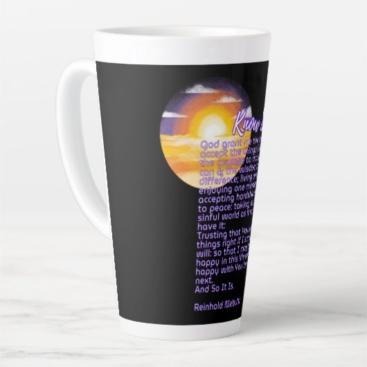 Know Serenity - Kaffee INnit - "BIG Joe Latte BLK Milchtasse (Linke Ecke)