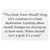 Know Thyself Magnet (Horizontal)