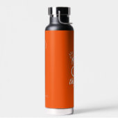 KNOW THYSELF: Minimalist Executive Flask in Orange Trinkflasche (Links)