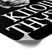 Know Thyself Sokrates Descartes Schopenhauer Philo Poster (Ecke)