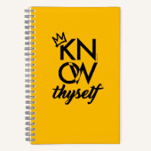 KNOW THYSELF Tactical Journal Notizblock (Vorderseite)