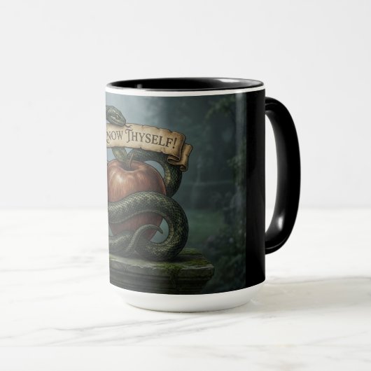 Know Thyself Tasse (VorderseiteRechts)