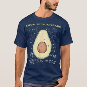 Know Your Avocado Funny Mathematician66 T-Shirt