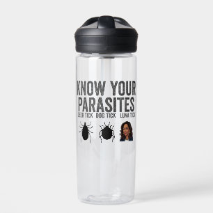 Know Your Parasites Kamala Harris Wahl Trinkflasche
