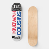 KNOWAH COUSINS OFFIZIELL Skateboard (Vorderseite)