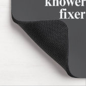 Knower Of Stuff Fixer Of Things Funny Handyman Dad Mousepad (Ecke)