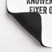 Knower Of Stuff Fixer Of Things Men Dad Funny Mech Mousepad (Ecke)