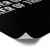 Knower Of Stuff Fixer Of Things Men Dad Funny Mech Poster (Ecke)