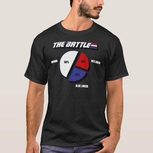 Knowing is half the battle. The rest is Lasers. Cl T-Shirt (Vorderseite)