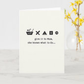Knowing Mums Advice Card Karte (Gelbe Blume)