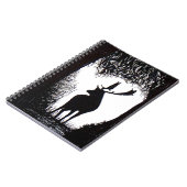 Knowle Park in Sevenoaks Hand gezeichneten Rotwild Notizblock (Linke Seite)