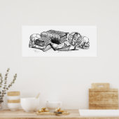 Knowledge and Death Print Poster (Küche)