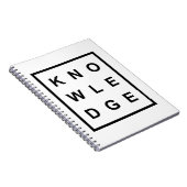 Knowledge Boxed (schwarz) Notizblock (Rechte Seite)