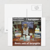 Knowledge Dog Vergessene Konvertierungen Hoarsepow Postkarte (Vorne/Hinten)