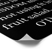 Knowledge means knowing that a tomato is a fruit poster (Ecke)