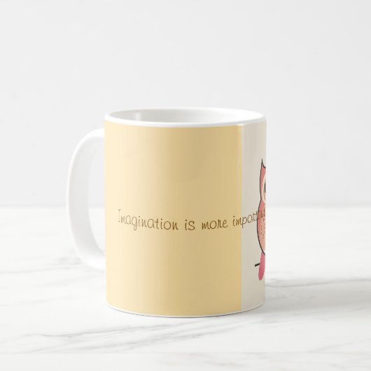 Knowledge Owl Classic-Tasse Kaffeetasse (Vorderseite Links)