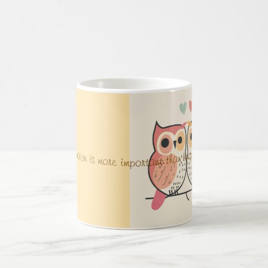 Knowledge Owl Classic-Tasse Kaffeetasse (Mittel)