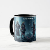 Knowledge Warriors Mug Tasse (Vorderseite Links)