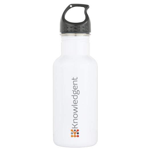 Knowledgent 18oz Wasser-Flasche Trinkflasche (Vorderseite)