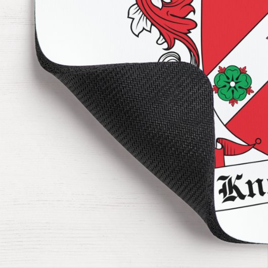 Knowles Familienwappen Mousepad (Ecke)