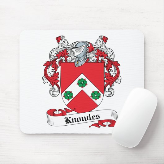 Knowles Familienwappen Mousepad (Mit Mouse)