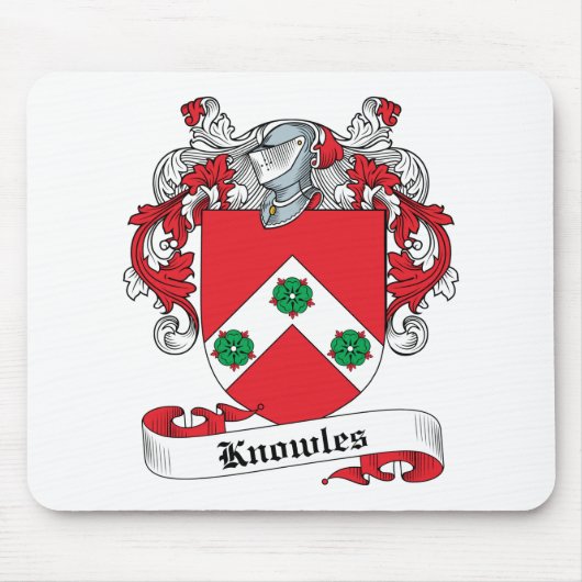 Knowles Familienwappen Mousepad (Vorne)