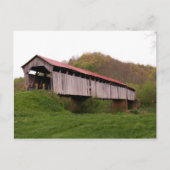 Knowlton Covered Bridge Postcard Postkarte (Vorderseite)