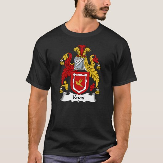 Knox Coat of Arms Knox Familienwappen Classic T-Sh T-Shirt (Vorderseite)