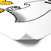 Knox-Familienwappen Poster (Ecke)