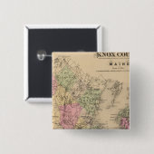 Knox-Landkreis, Maine Button (Vorne & Hinten)