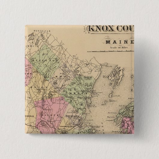 Knox-Landkreis, Maine Button (Vorderseite)