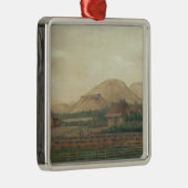 Knox Ranch, Idaho Silbernes Ornament (Rechts)