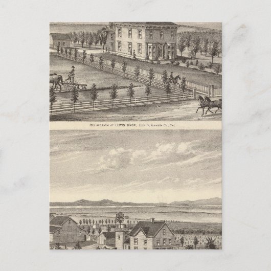 Knox, Stone Residenzen Postkarte (Vorderseite)