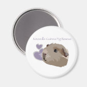 Knoxville Guinea Pig Rescue Magnet (Vorderseite/Rückseite)
