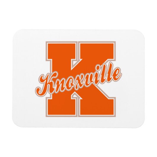 Knoxville Letter Magnet (Horizontal)