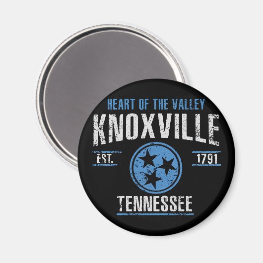 Knoxville Magnet (Vorderseite/Rückseite)