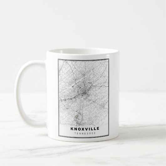 Knoxville Map Kaffeetasse (Links)