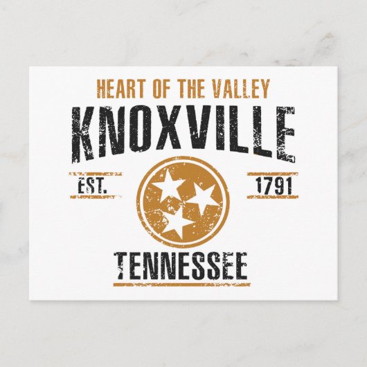 Knoxville Postkarte (Vorderseite)