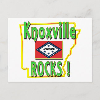 Knoxville Rocks ! (Grün) Postkarte