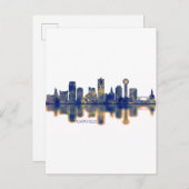 Knoxville Skyline Einladungspostkarte (Vorne/Hinten)