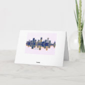 Knoxville Skyline Feiertagskarte (Rückseite)