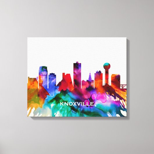Knoxville Skyline Leinwanddruck (Vorderseite)