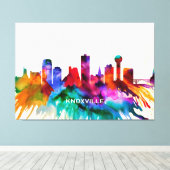 Knoxville Skyline Leinwanddruck (Insitu (Holzboden))