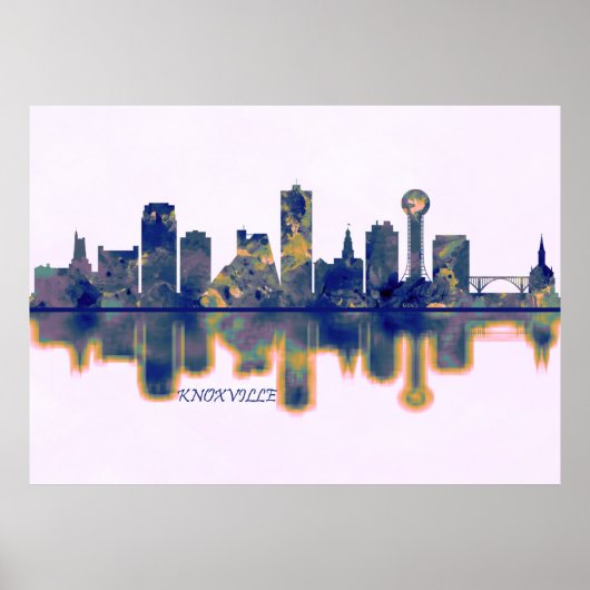 Knoxville Skyline Poster (Vorne)