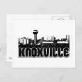 Knoxville Skyline Postkarte (Vorne/Hinten)