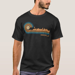 Knoxville Skyline Retro Tennessee Fan Skyline T-Shirt